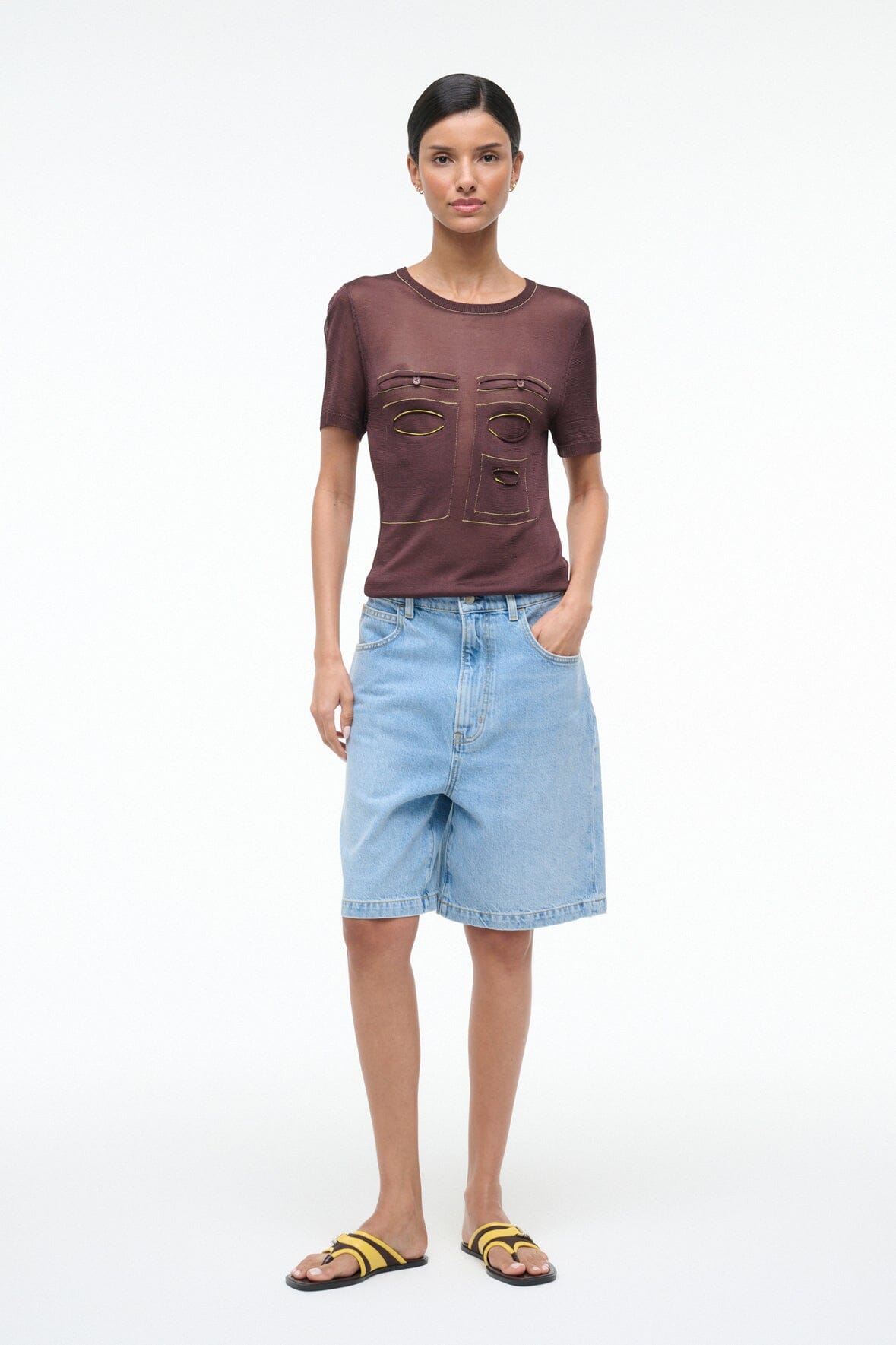 STAUD Sale Aster Top Earth