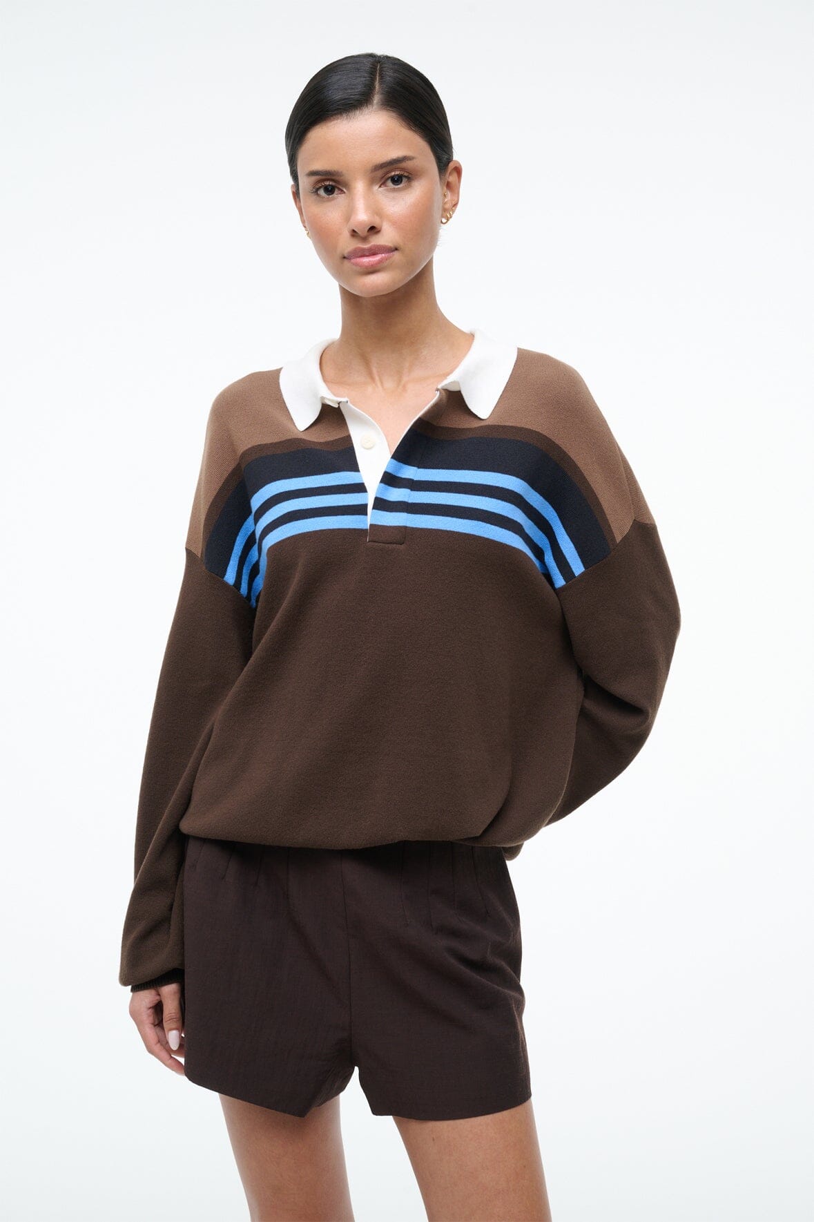STAUD Sale Sail Top Earth Multi Stripe