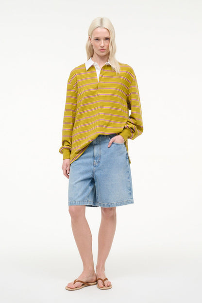 STAUD Sale Gavin Shirt Baja Stripe