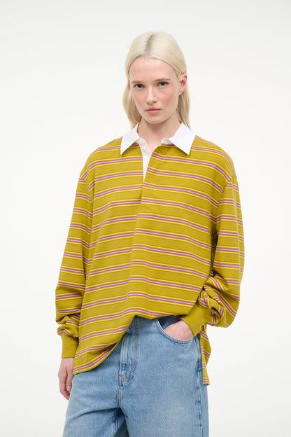 STAUD Sale Gavin Shirt Baja Stripe