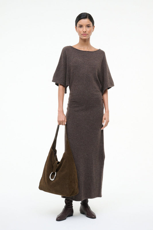 STAUD Sale Amelie Sweater Dress Canyon