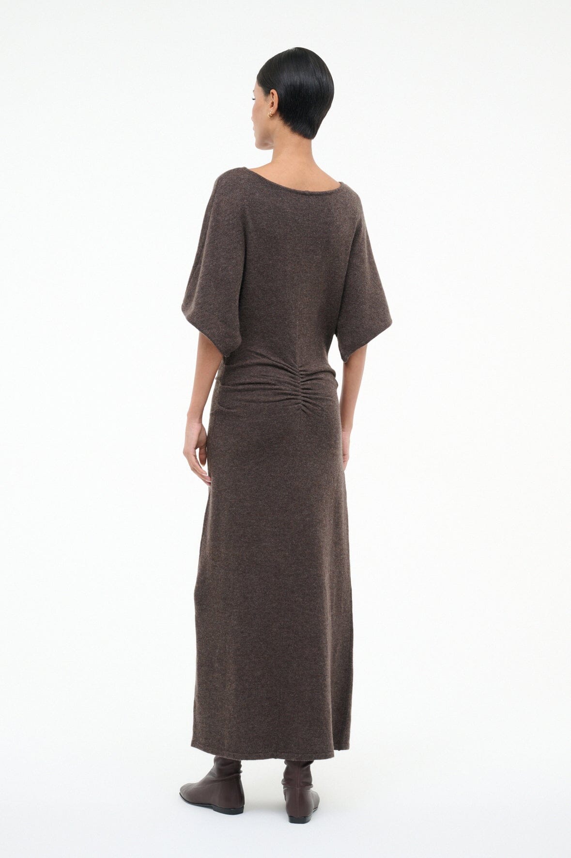 STAUD Sale Amelie Sweater Dress Canyon