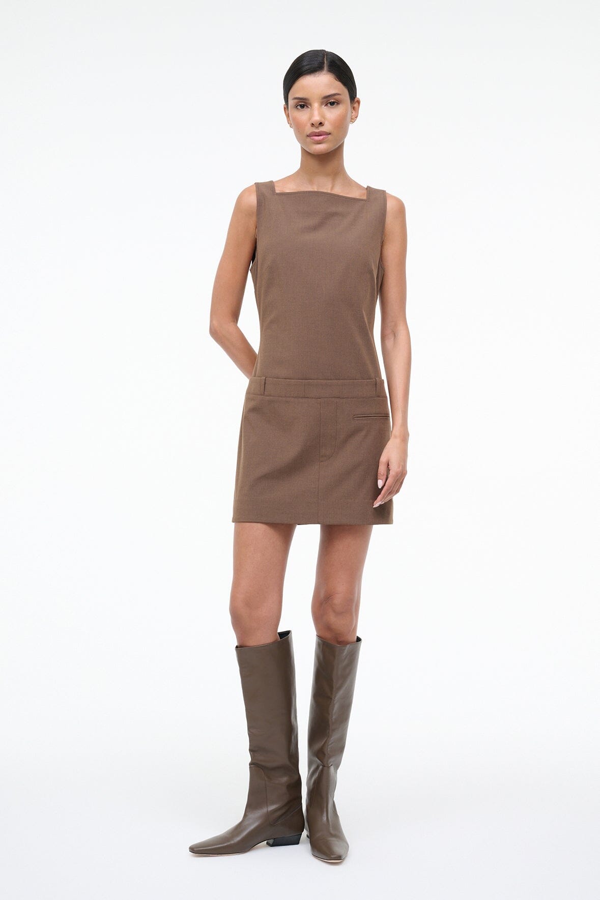 STAUD Sale Skyla Dress Nutmeg