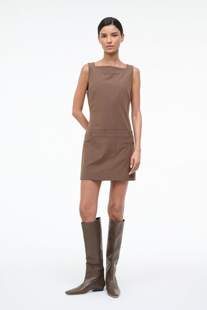 STAUD Sale Skyla Dress Nutmeg