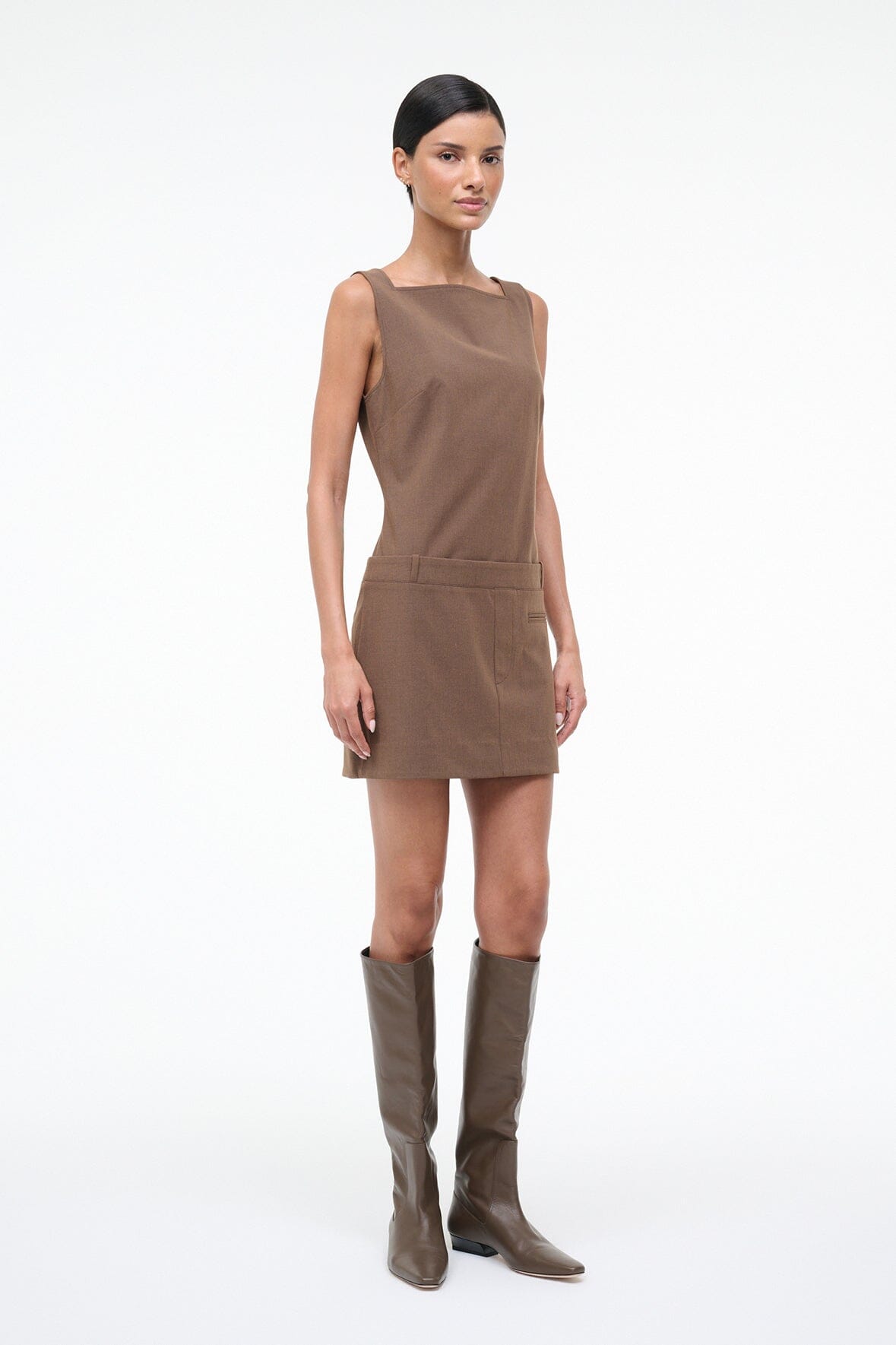 STAUD Sale Skyla Dress Nutmeg