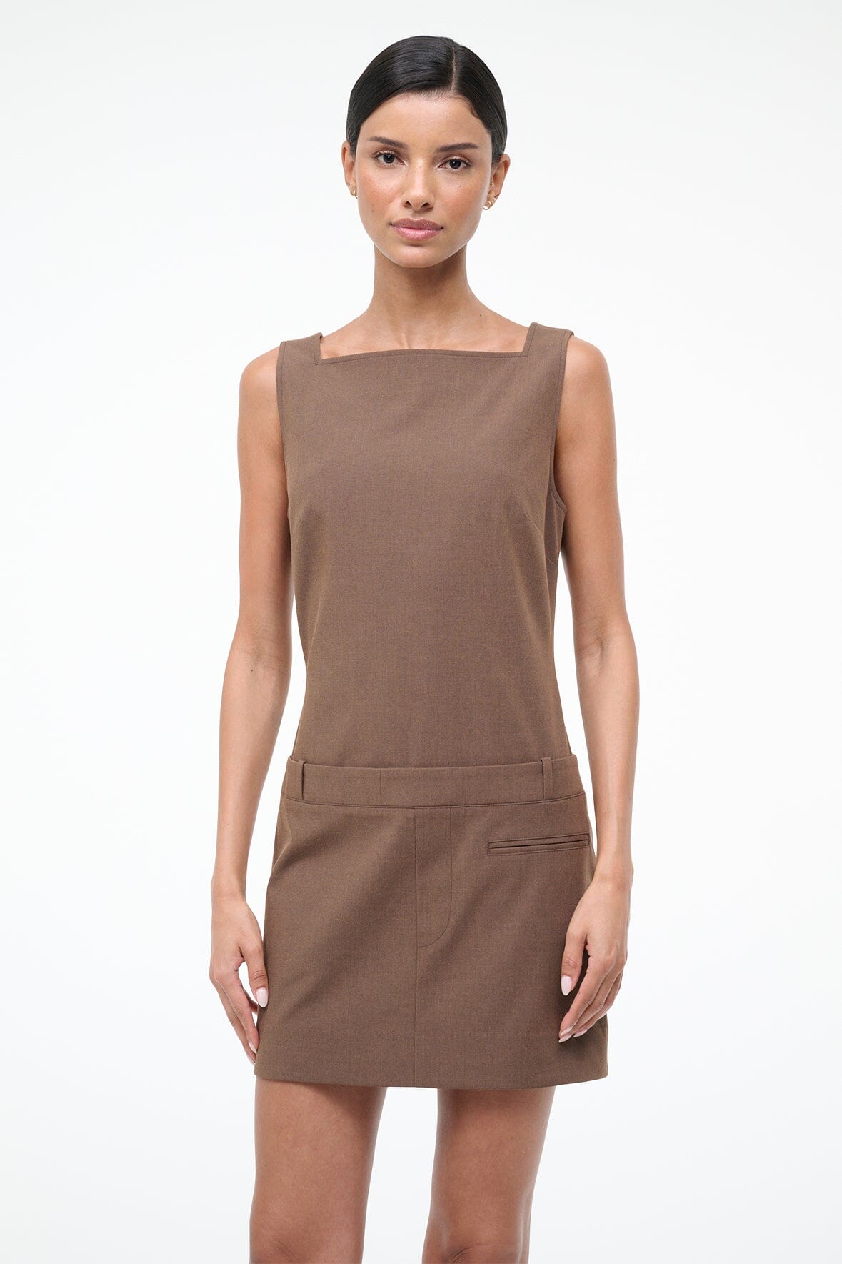 STAUD Sale Skyla Dress Nutmeg