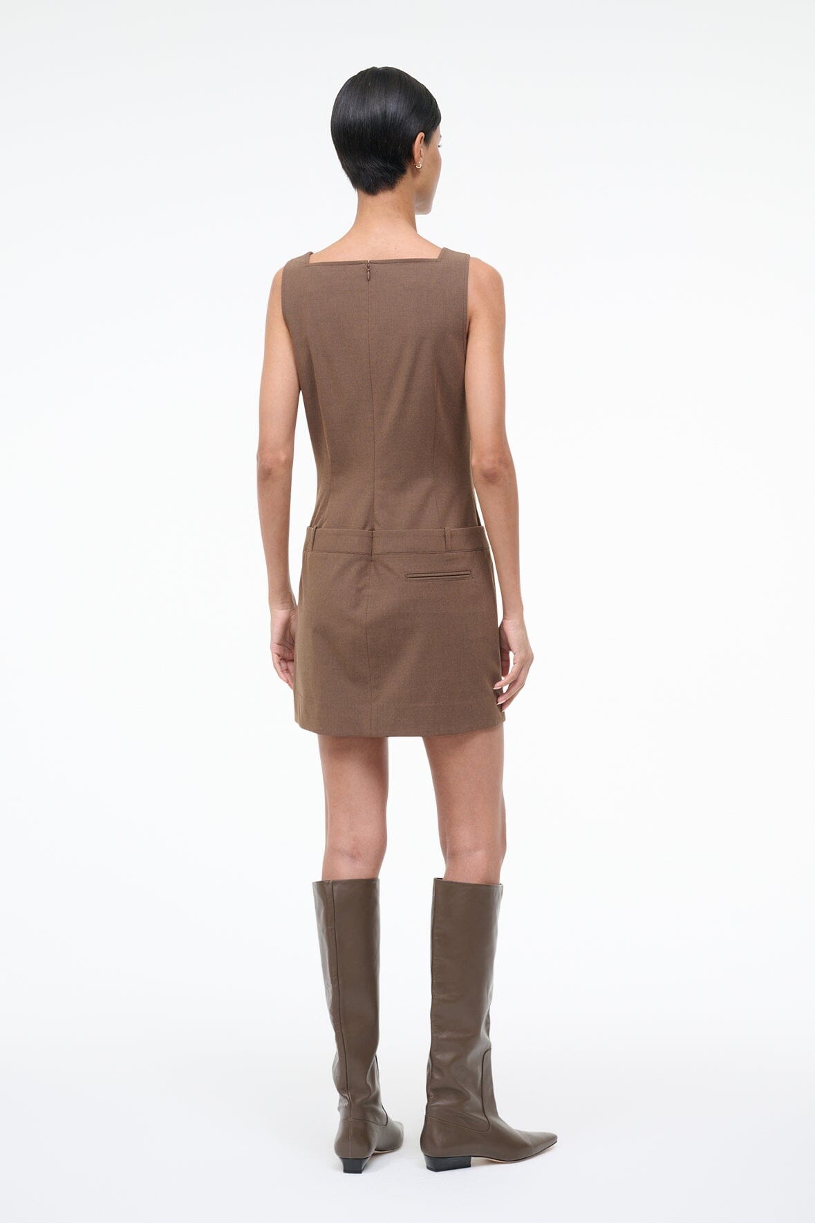 STAUD Sale Skyla Dress Nutmeg