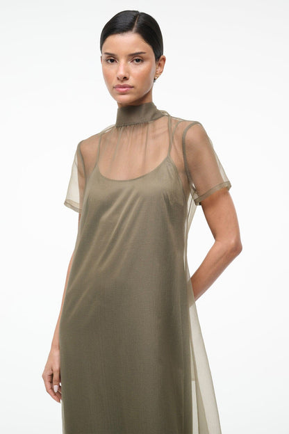 STAUD Sale Calluna Dress Thyme