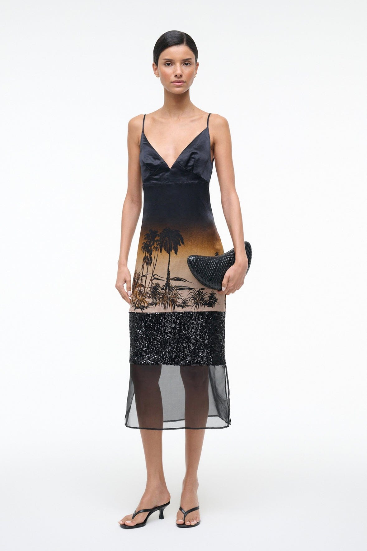 STAUD Sale Nalu Dress California Nights