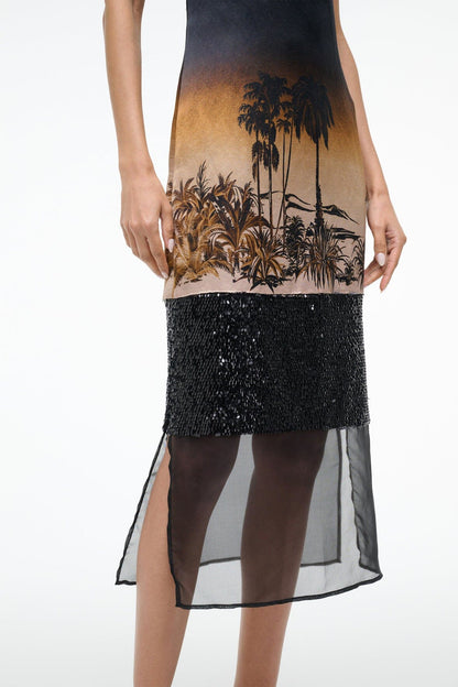 STAUD Sale Nalu Dress California Nights