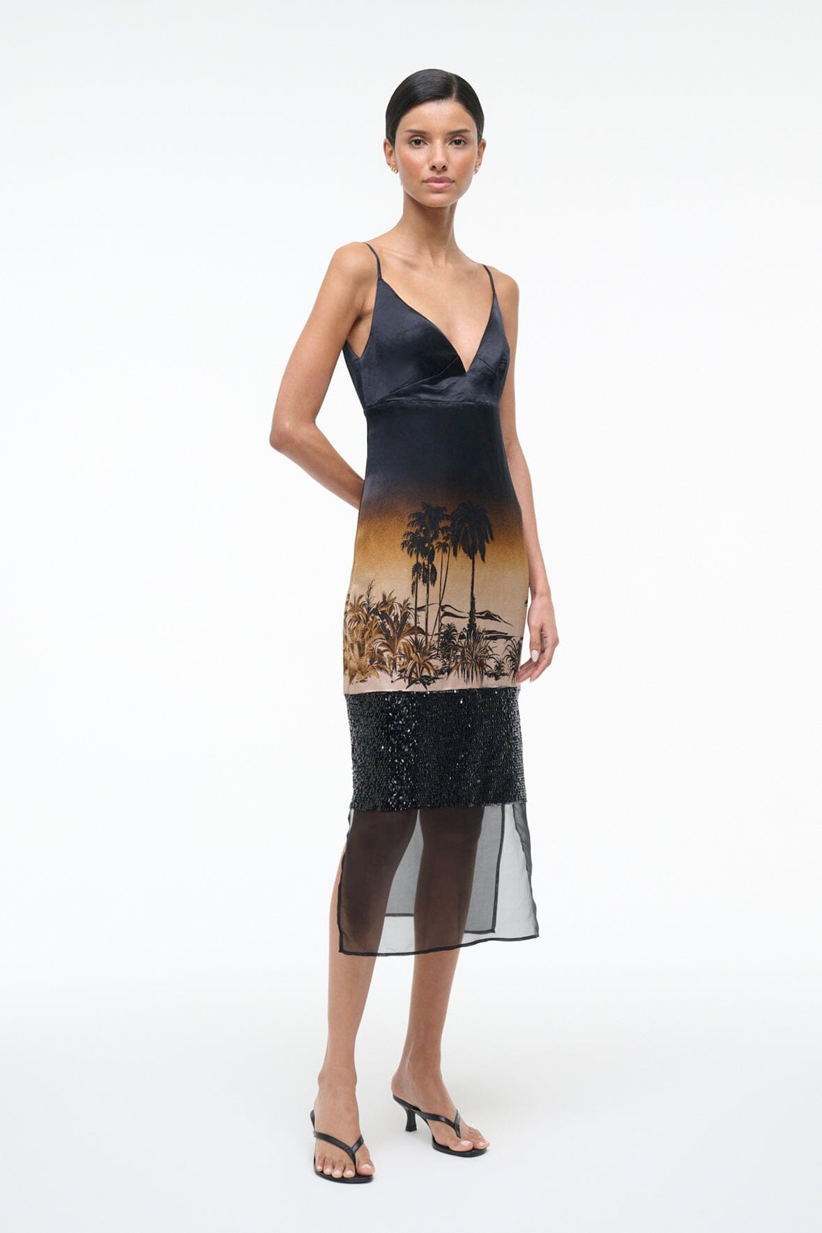 STAUD Sale Nalu Dress California Nights