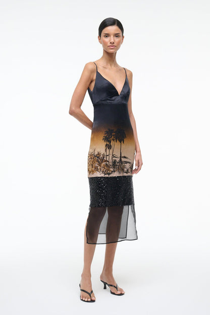 STAUD Sale Nalu Dress California Nights