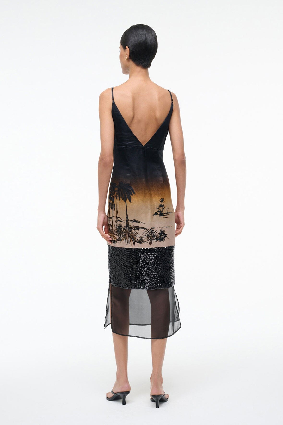 STAUD Sale Nalu Dress California Nights