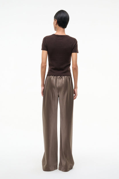 STAUD Sale Stroll Silk Pant Truffle