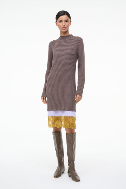 STAUD Sale Willow Sweater Dress Truffle