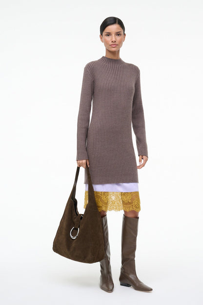 STAUD Sale Willow Sweater Dress Truffle