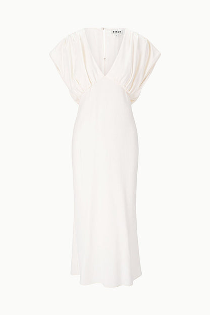 STAUD Sale Char Dress Ivory