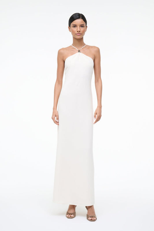 STAUD Sale Calla Dress Ivory