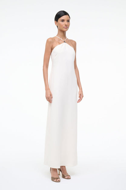 STAUD Sale Calla Dress Ivory