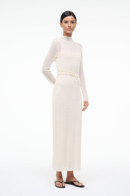 STAUD Sale Marianne Dress Ivory