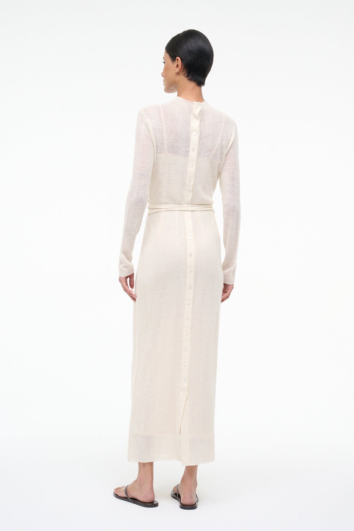 STAUD Sale Marianne Dress Ivory