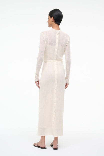 STAUD Sale Marianne Dress Ivory