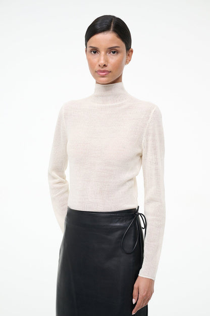 STAUD Sale Marianne Sweater Ivory