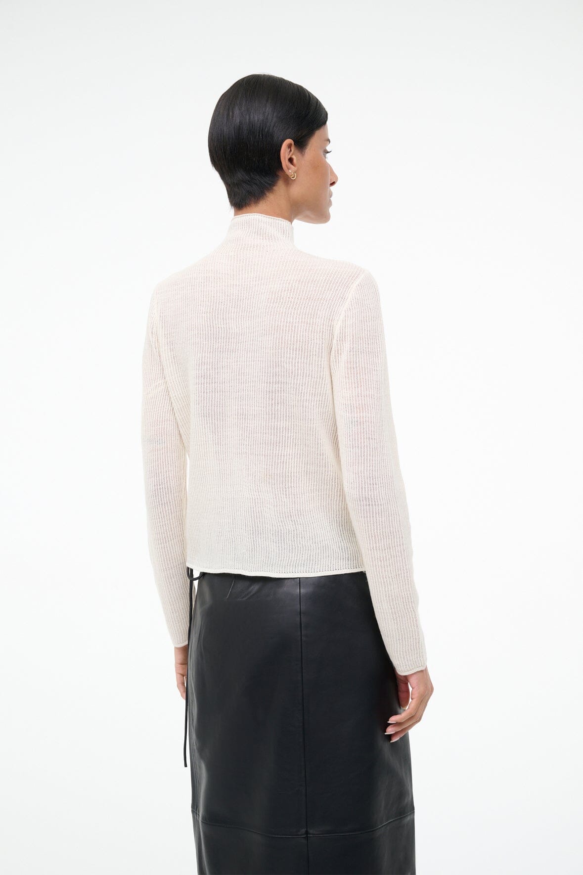 STAUD Sale Marianne Sweater Ivory