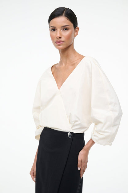 STAUD Sale Orion Dress Ivory Black
