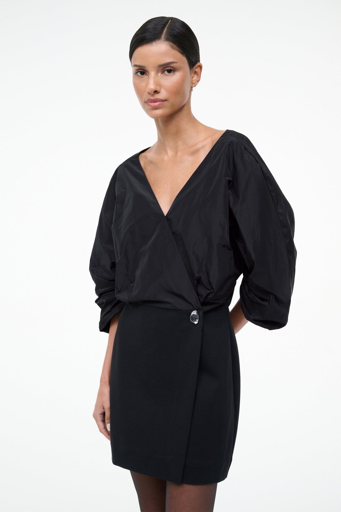 STAUD Sale Orion Mini Dress Black