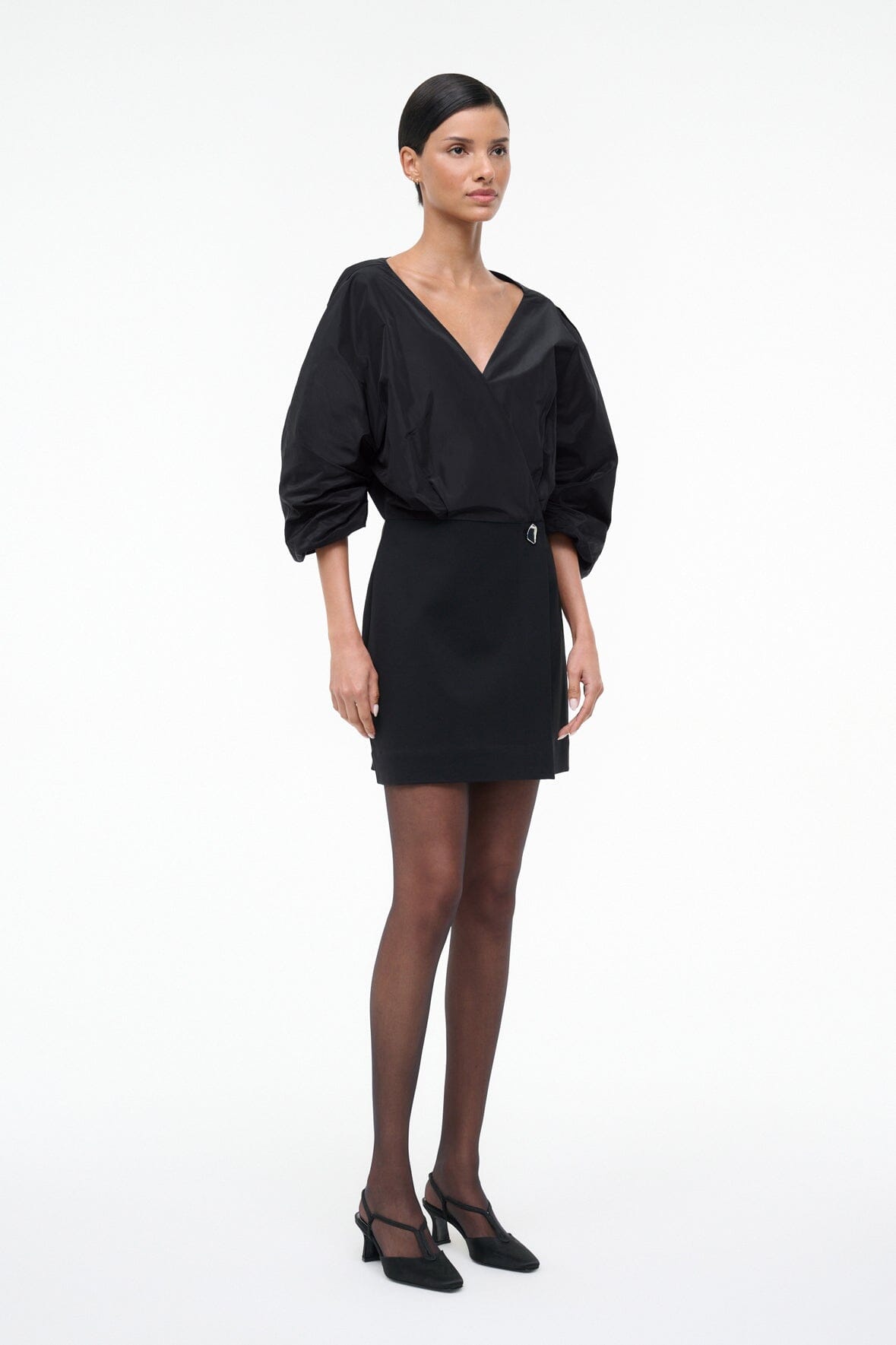 STAUD Sale Orion Mini Dress Black