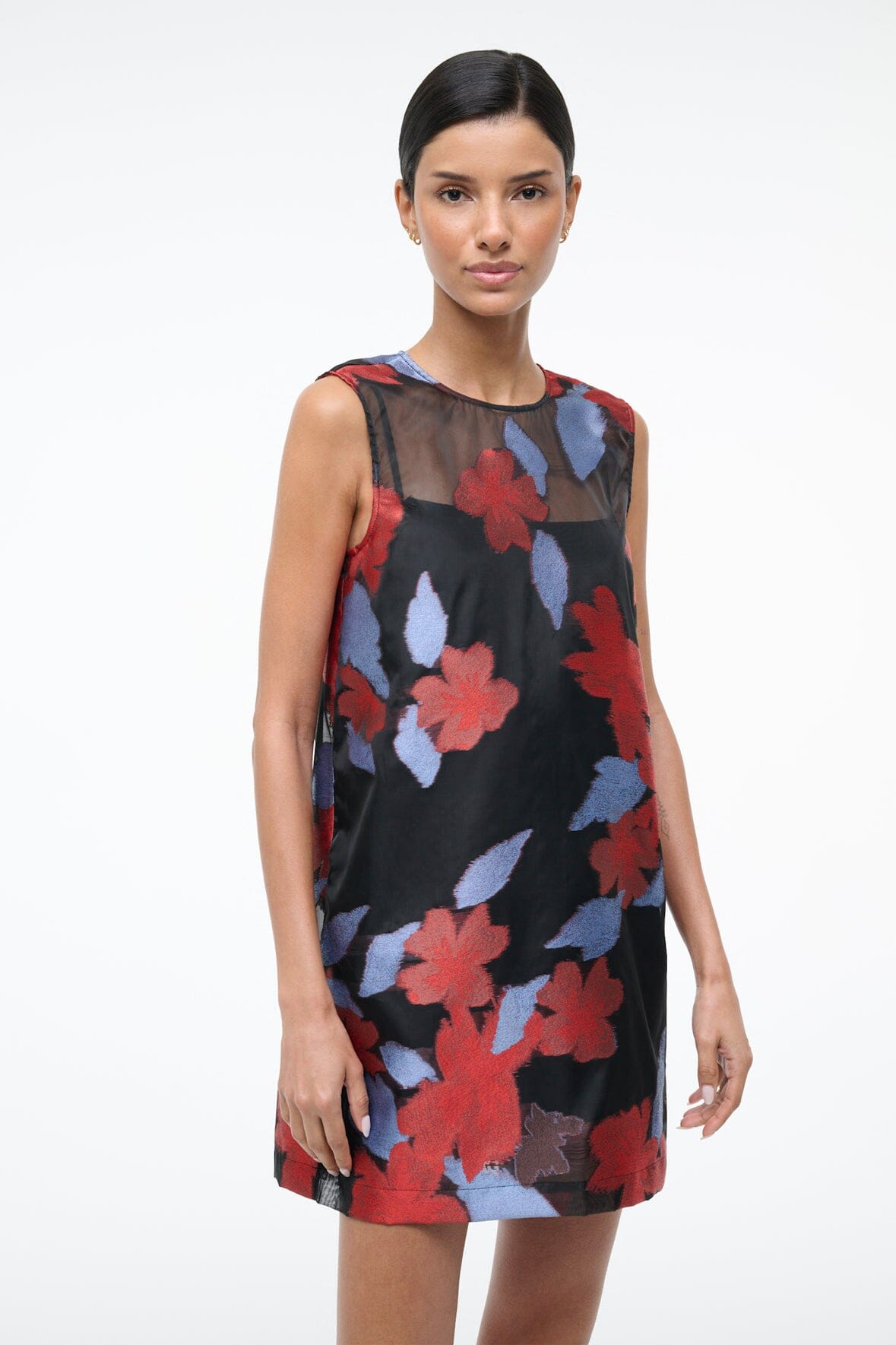 STAUD Sale Brea Dress Night Garden
