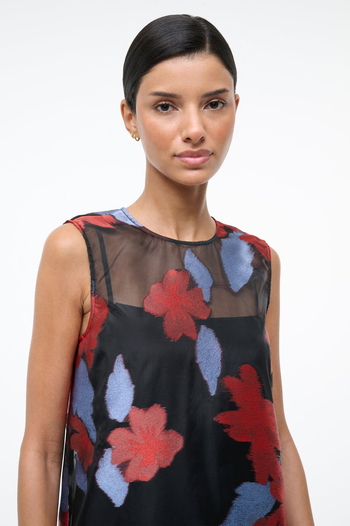 STAUD Sale Brea Dress Night Garden