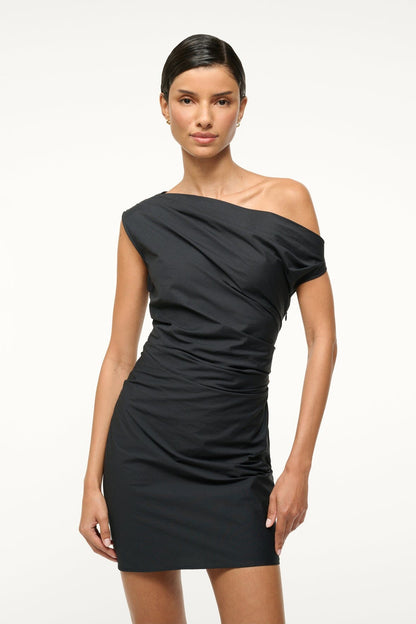 STAUD Clothing Phare Mini Dress Black