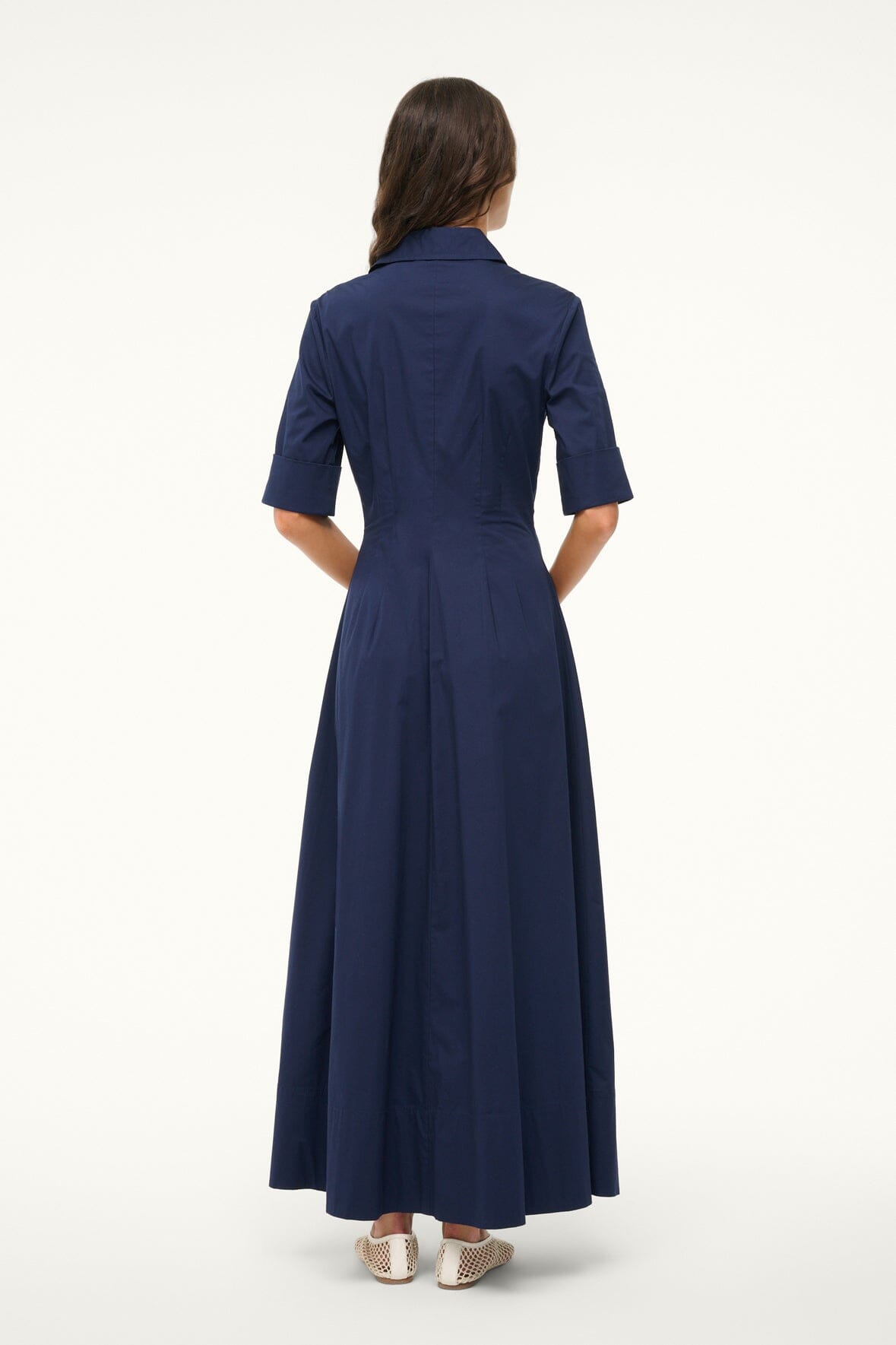 STAUD Clothing Joan Maxi Dress Navy