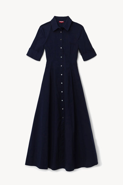 STAUD Clothing Joan Maxi Dress Navy