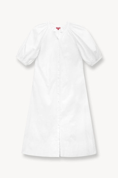STAUD Clothing Vincent Dress - White