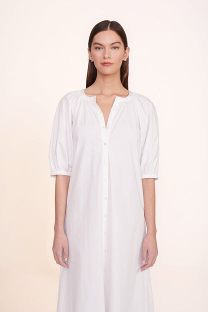 STAUD Clothing Vincent Dress - White