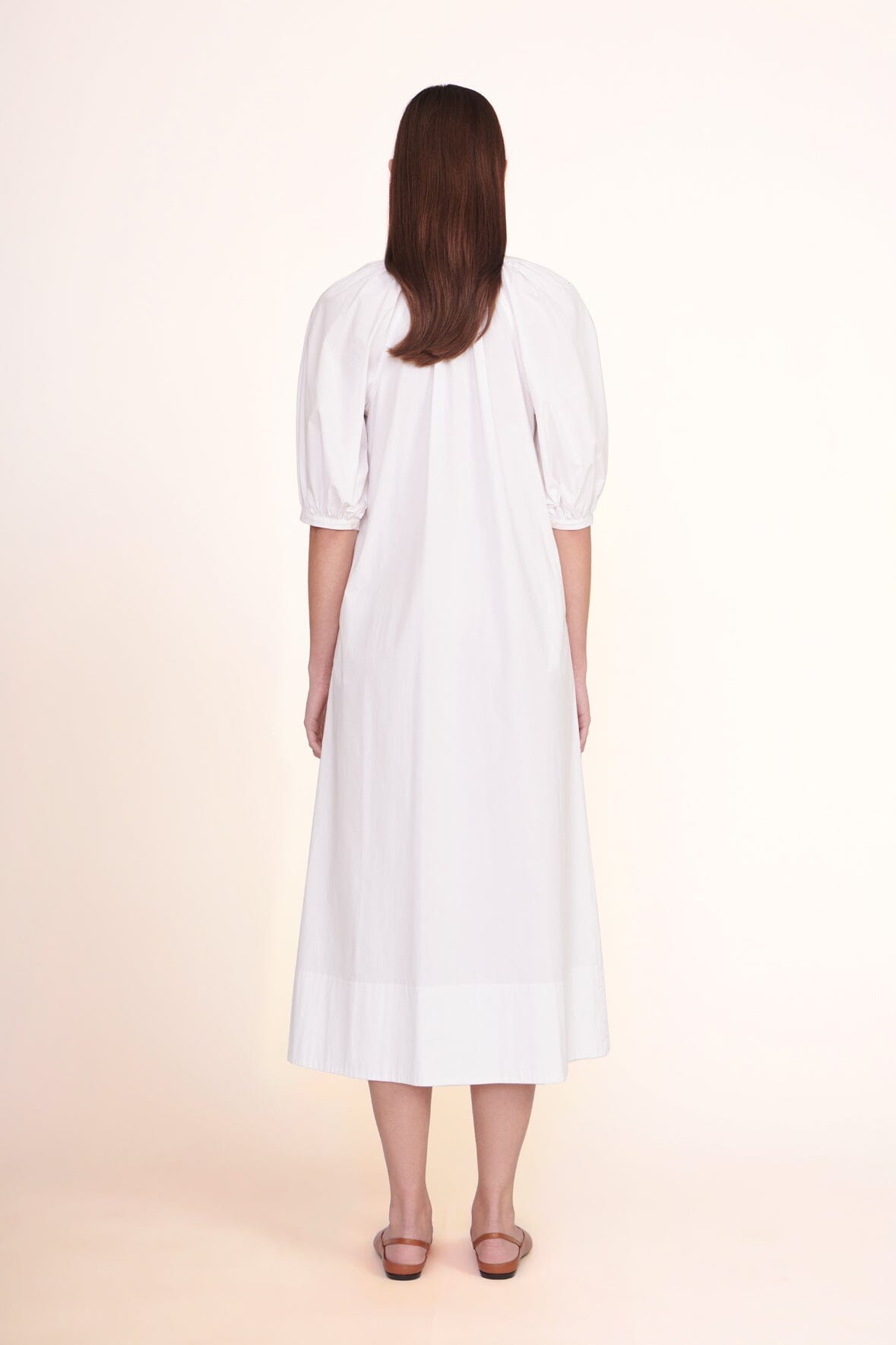 STAUD Clothing Vincent Dress - White