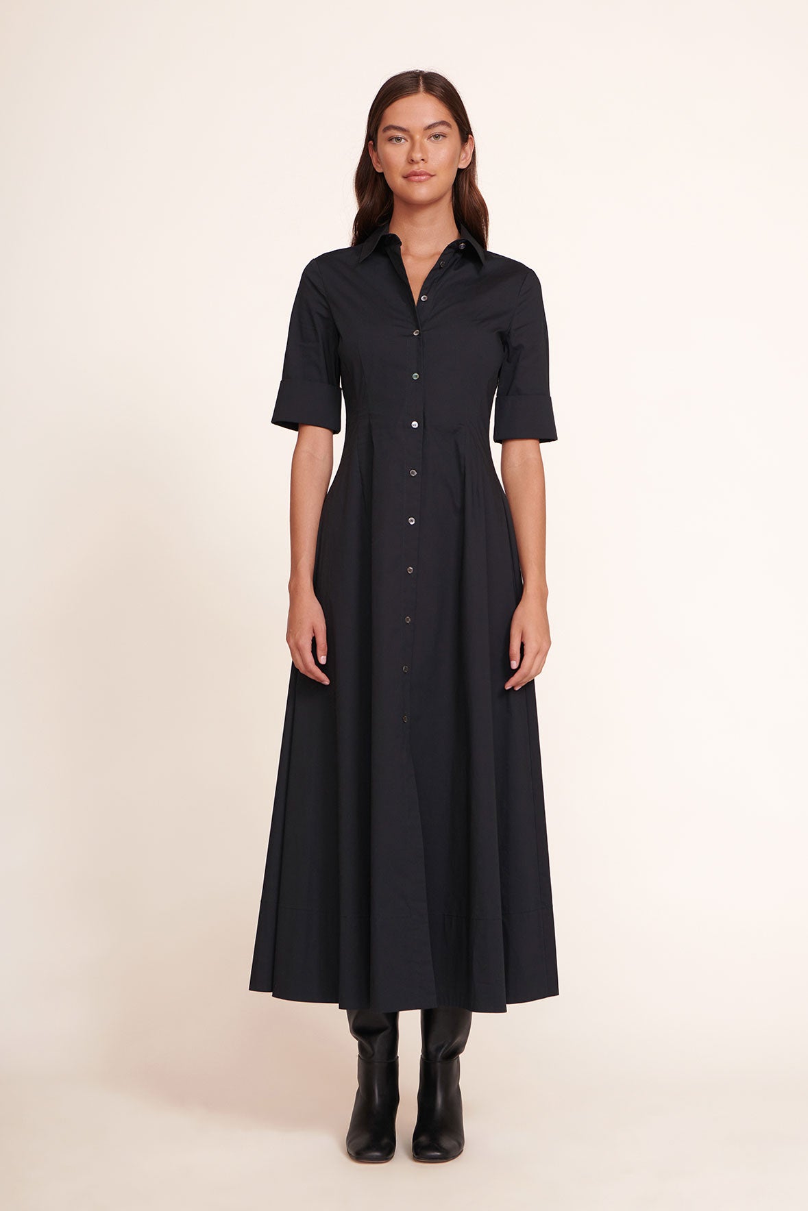 STAUD Clothing Joan Maxi Dress Black