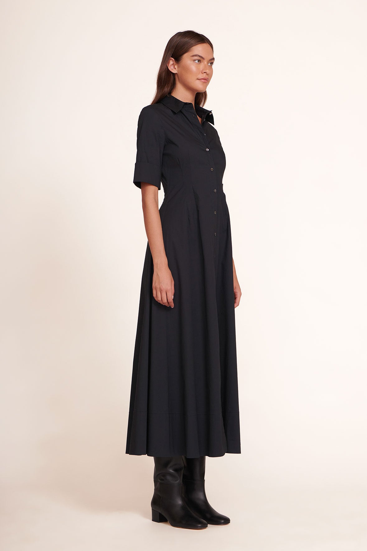 STAUD Clothing Joan Maxi Dress Black
