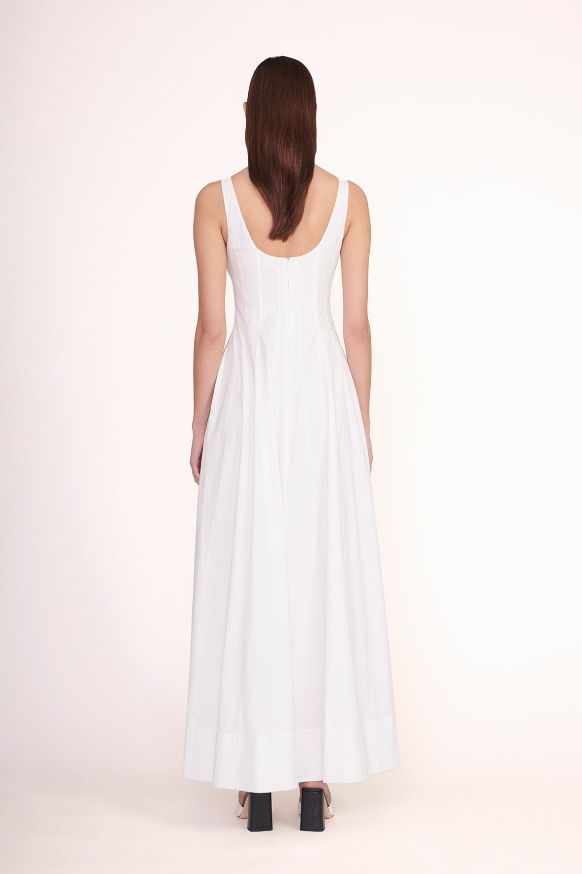 STAUD Clothing Wells Maxi Dress White