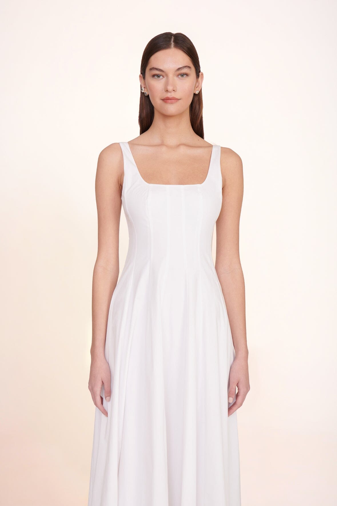 STAUD Clothing Wells Maxi Dress White