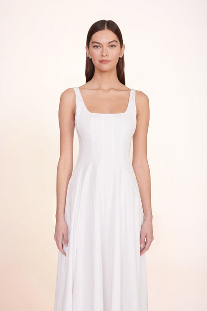STAUD Clothing Wells Maxi Dress White