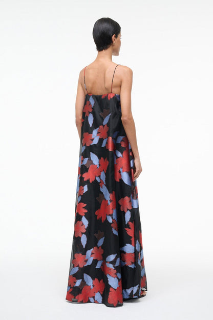 STAUD Sale Delfina Dress Night Garden