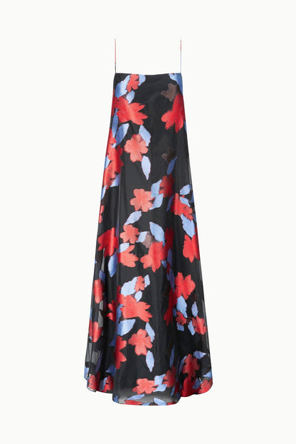 STAUD Sale Delfina Dress Night Garden