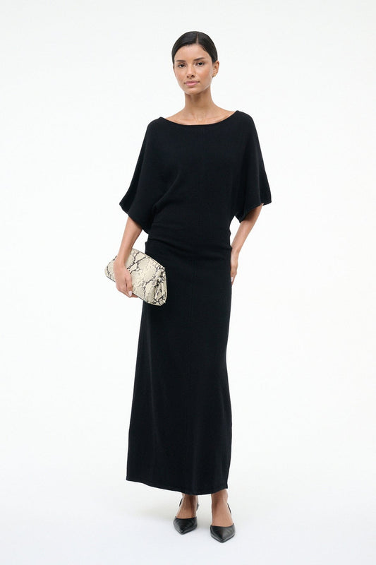STAUD Sale Amelie Sweater Dress Black