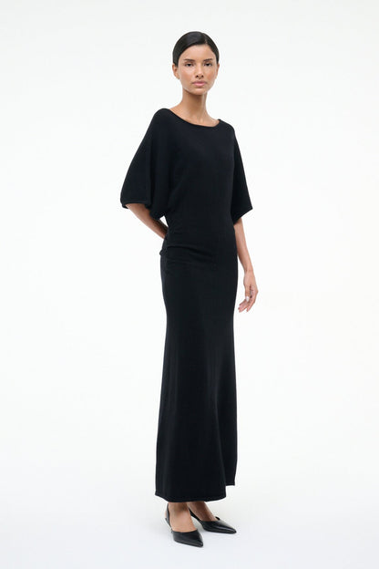 STAUD Sale Amelie Sweater Dress Black