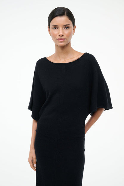 STAUD Sale Amelie Sweater Dress Black