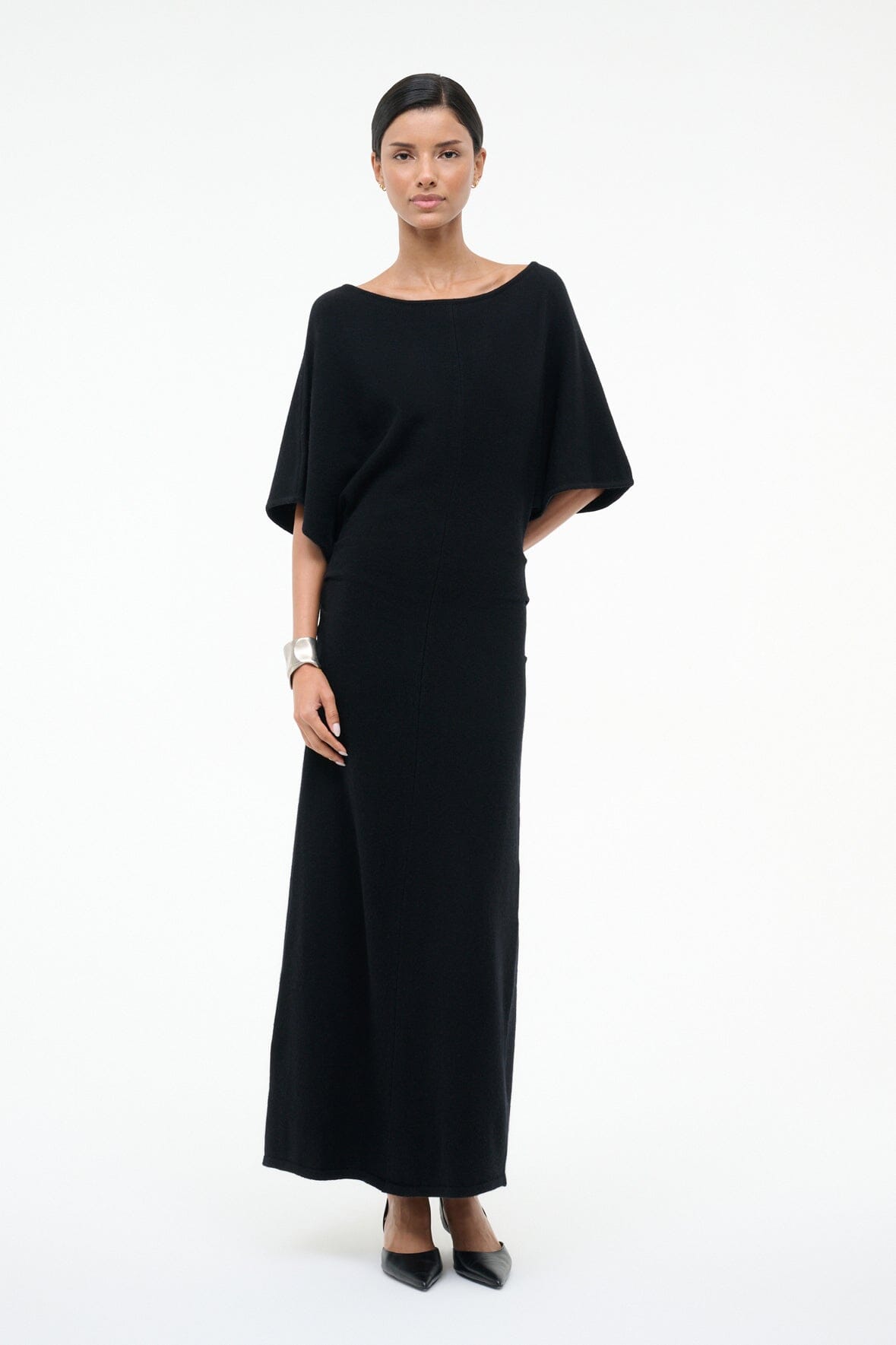 STAUD Sale Amelie Sweater Dress Black